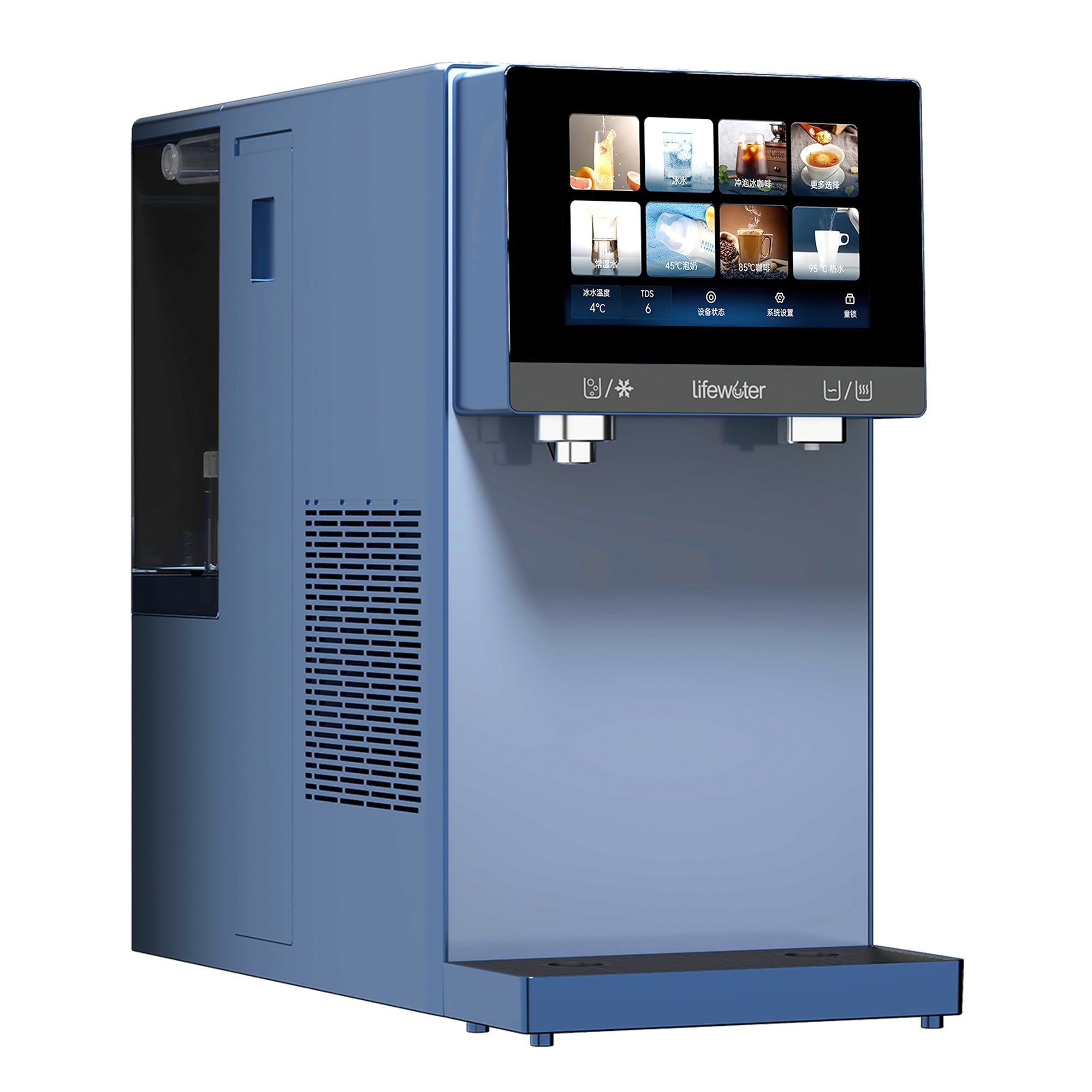 Tabletop sparkling water machine